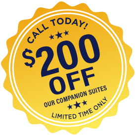 Limited Time - $200 Off Our Companion Suites!